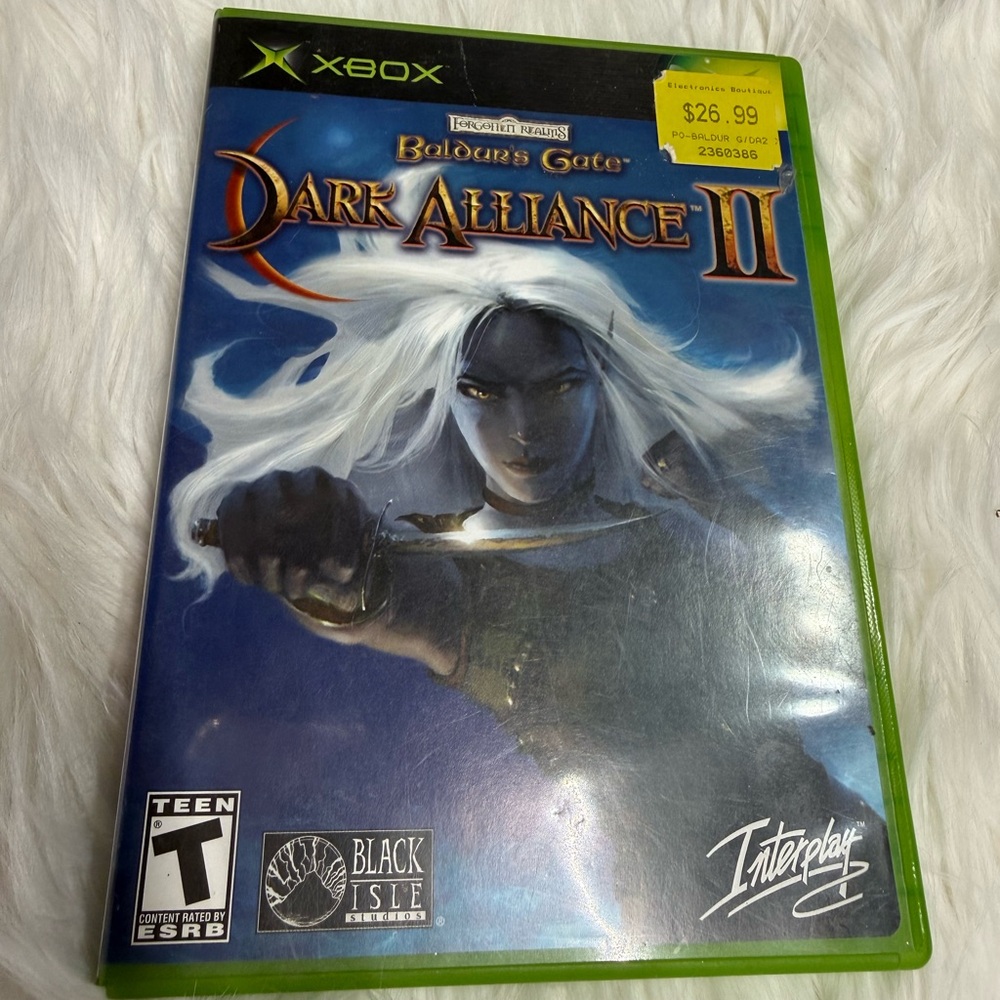 Baldur's Gate: Dark Alliance II - Black and Green